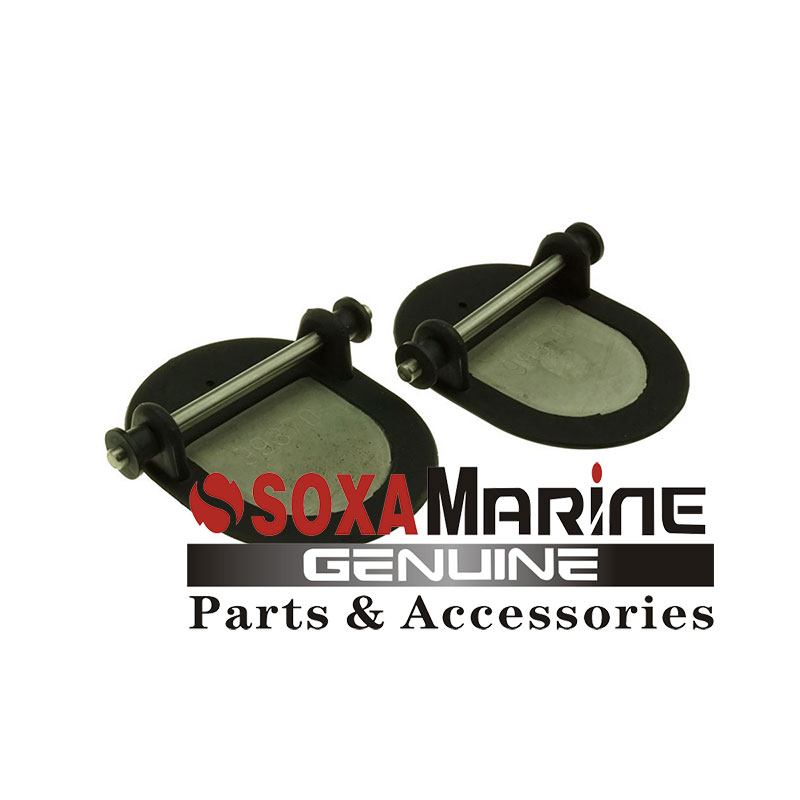 排气水挡板适用于水星 New Exhaust Water Shutter 99370A 2 18-2733 89160 9-42801 for Mercruiser V6 V8