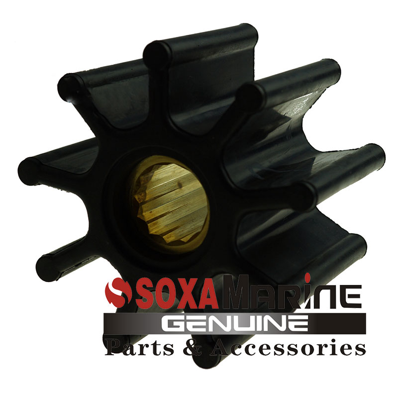 柔性橡胶叶轮可替代卡西亚玛、Nikkiso、洋马 New Flexible Impeller For Kashiyama SP-100 Nikkiso F25CBC YANMAR 128620-42201
