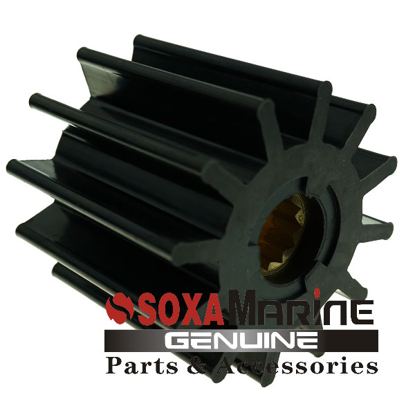 内燃机冷却水泵柔性橡胶叶轮适用于Johnson F9 水泵可替换Johnson Impeller 09-814B